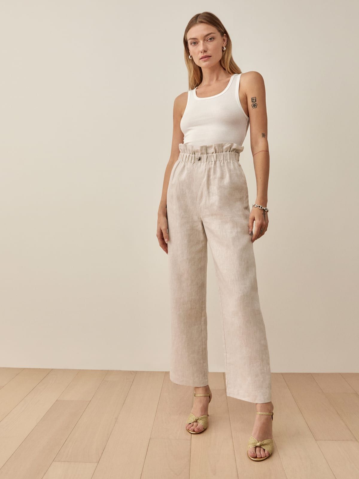 Finn Linen Pant | Reformation (US & AU)