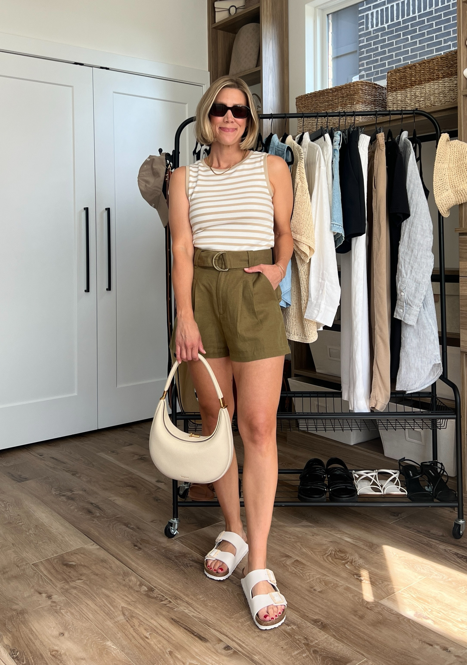 Wearing 2 shorts, small tank, sandals tts 

#LTKFindsUnder50 #LTKStyleTip #LTKFindsUnder100