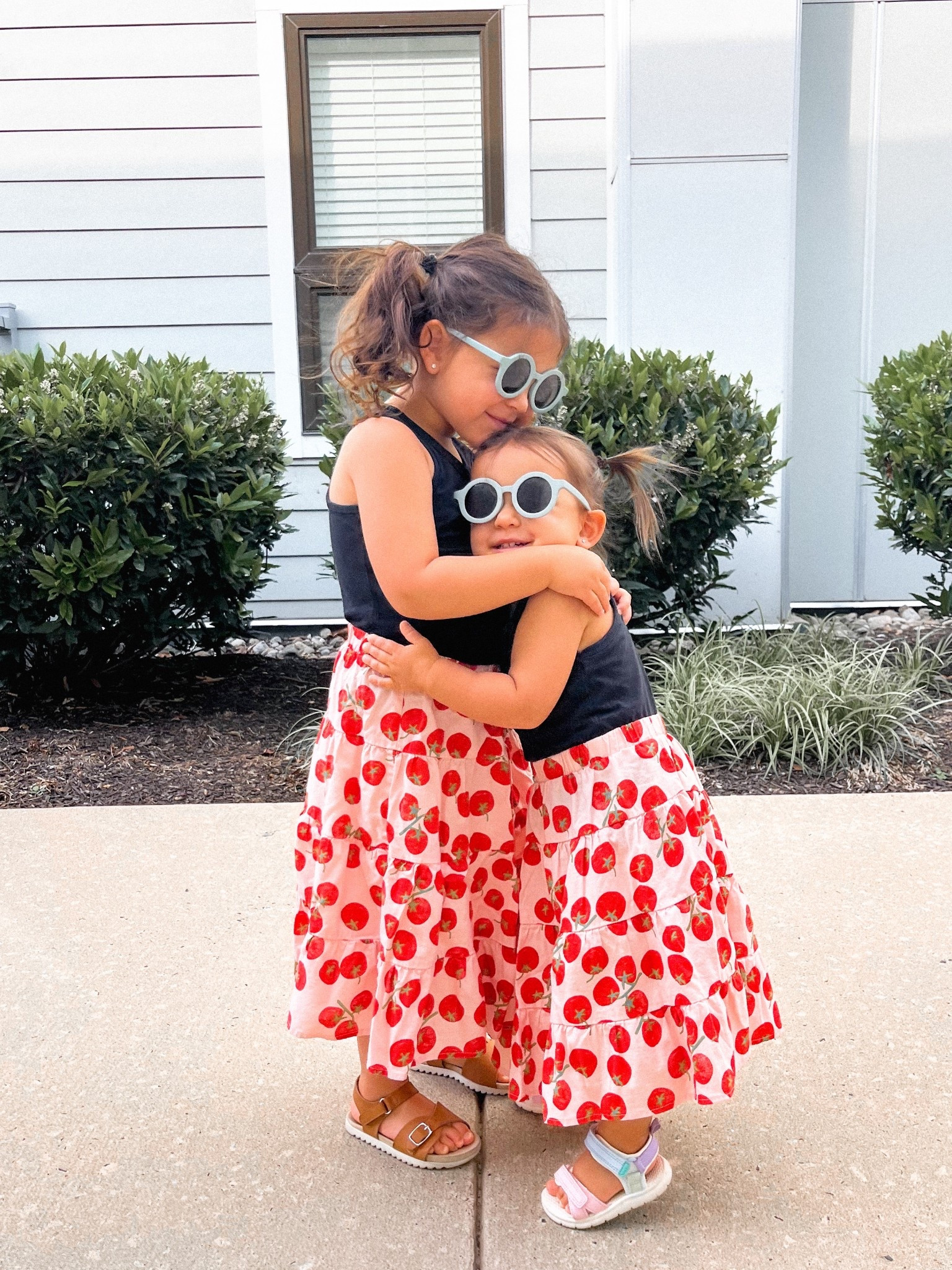Tiered skirt | toddler skirt | garden | summer outfits for kids | girls style | kids style | kids fall style | toddler outfit | LTK kids | girls fashion | tomato print | ootd kids 

#LTKKids #LTKSaleAlert #LTKSeasonal