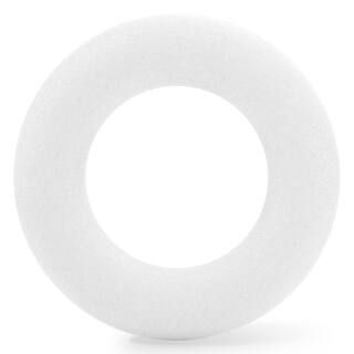 FloraCraft® CraftFōM Rounded Wreath White | Michaels Stores
