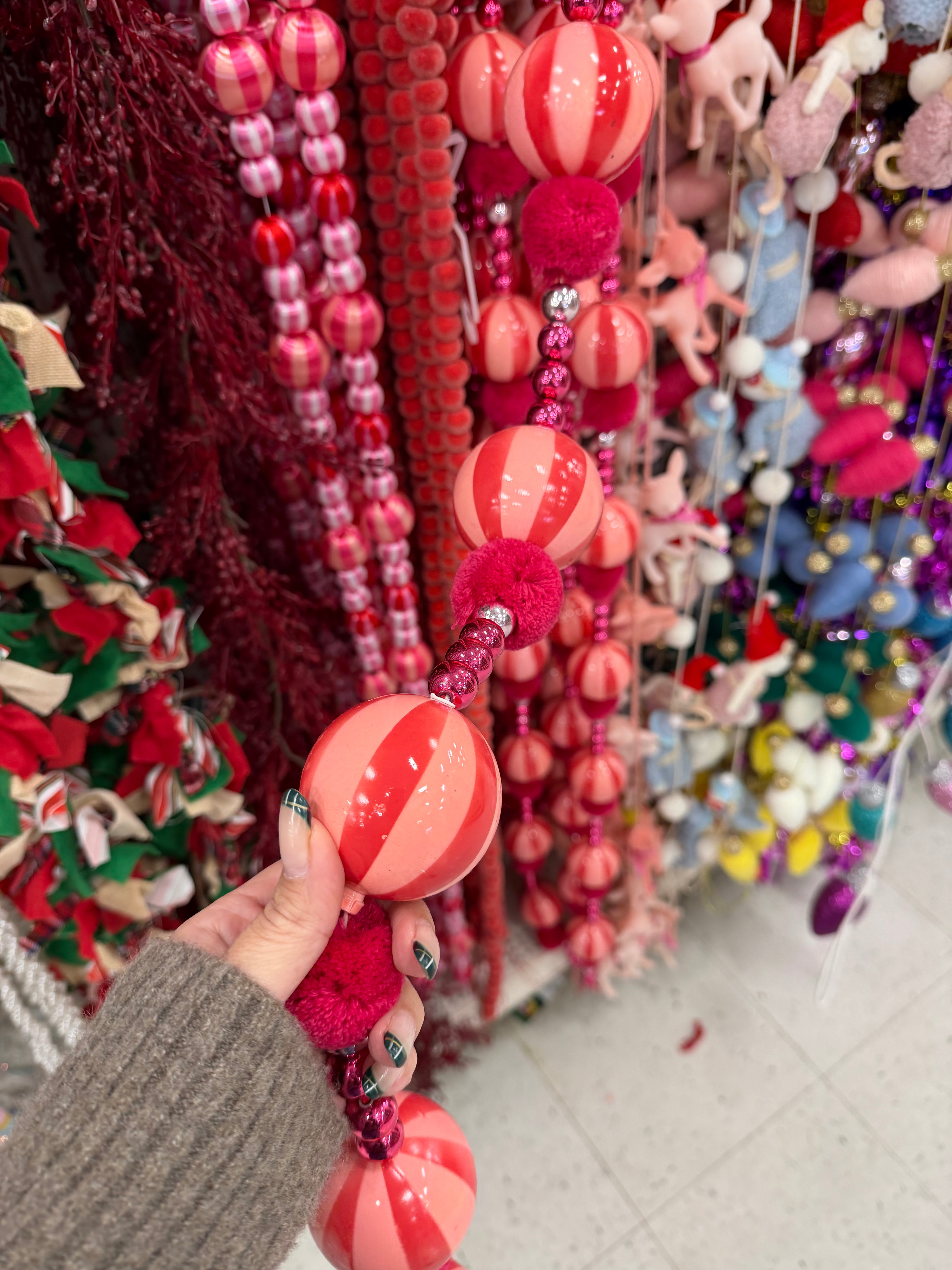 Michaels with the cutest, colorful Christmas garland!  

 #LTKHoliday #LTKSeasonal #LTKHome