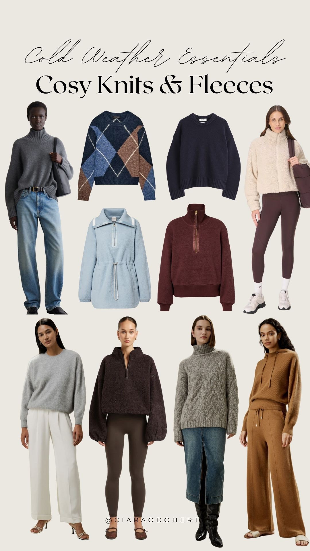 Cold Weather Essentials: Cosy Knits & Fleeces

Lululemon, Uniqlo, m&s, Amazon, sweaty betty, cos, Zara, lilysilk, Varley, 4th arc

#LTKireland #LTKeurope #LTKwinter