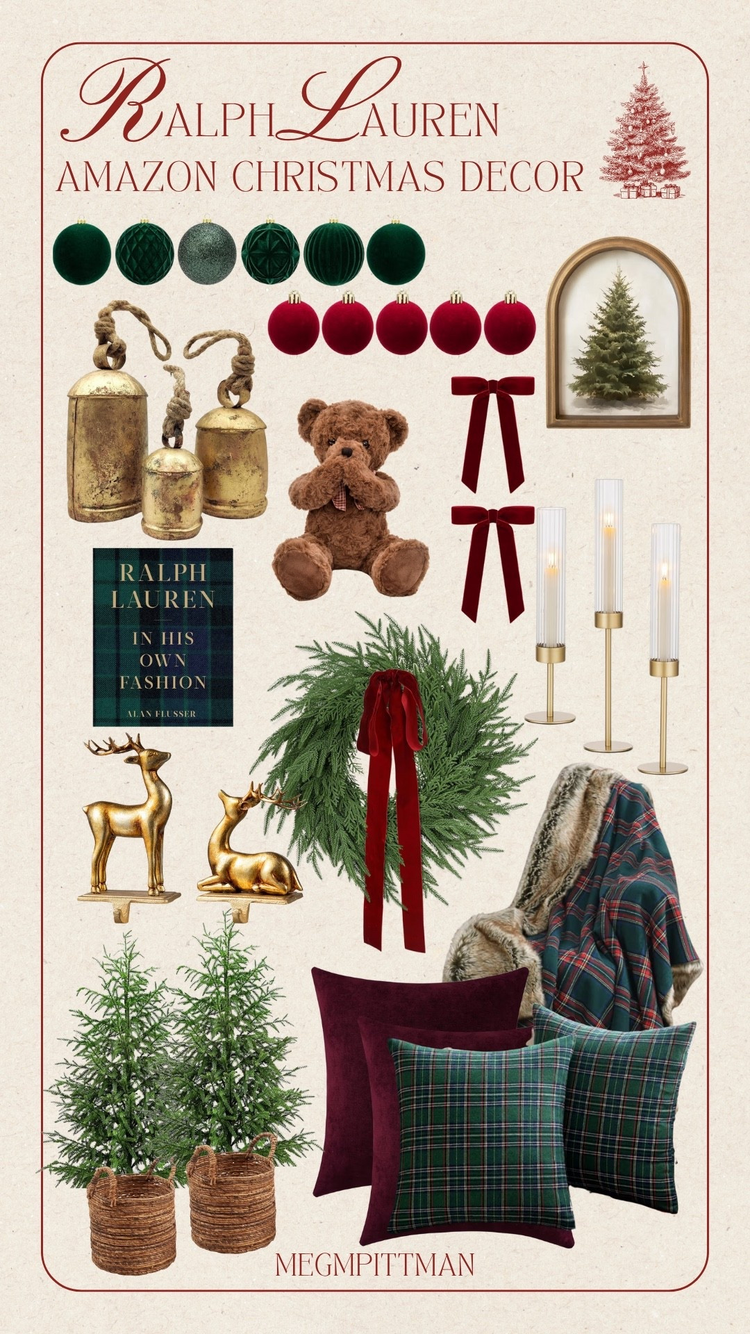 Ralph Lauren Christmas🌲❤️
Amazon Christmas decor 


#LTKHoliday #LTKHome #LTKGiftGuide