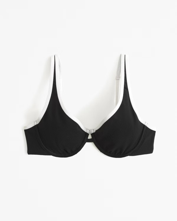 High Apex Underwire Bikini Top | Abercrombie & Fitch (US)