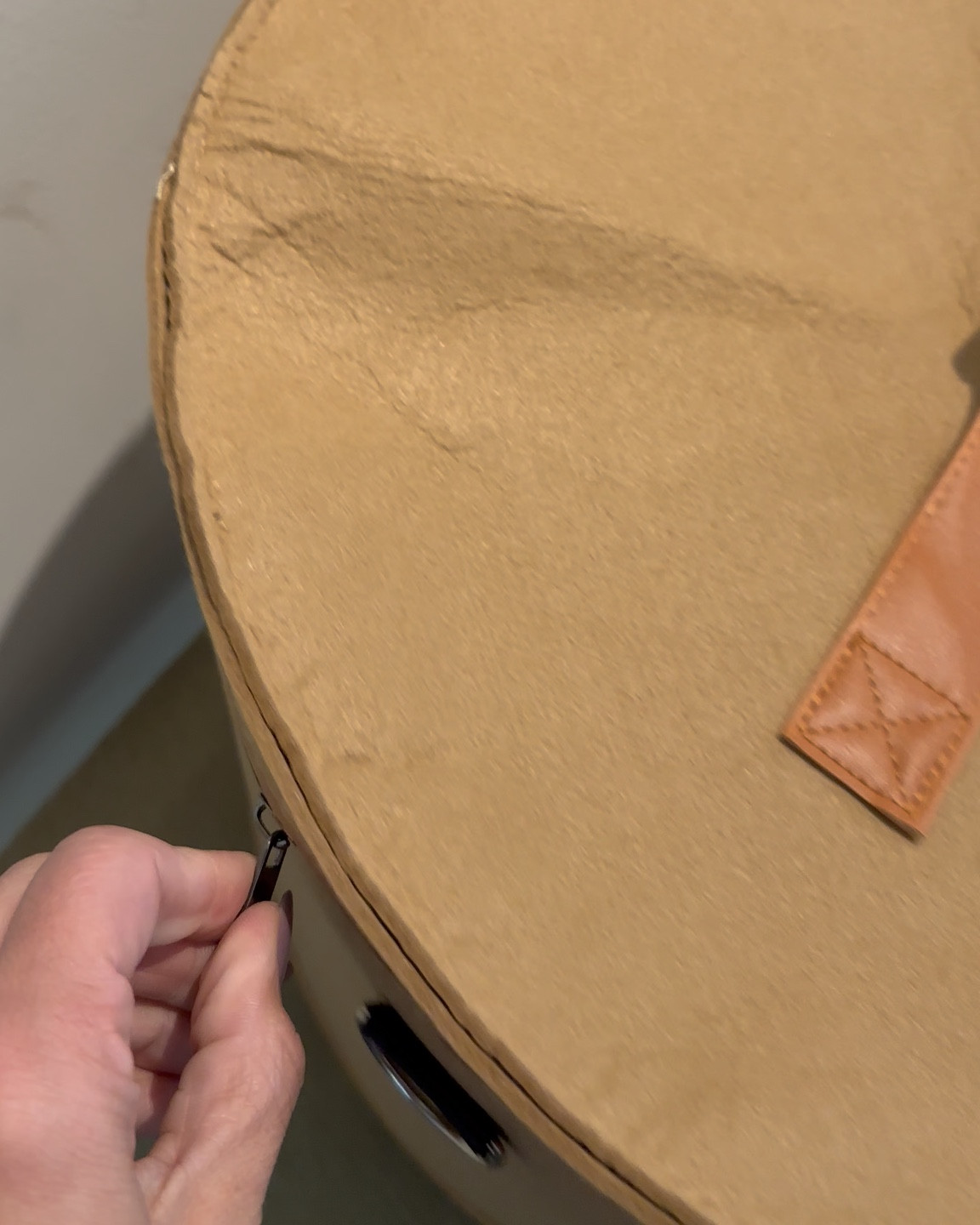 A different way to store placemats so they won’t get dusty  