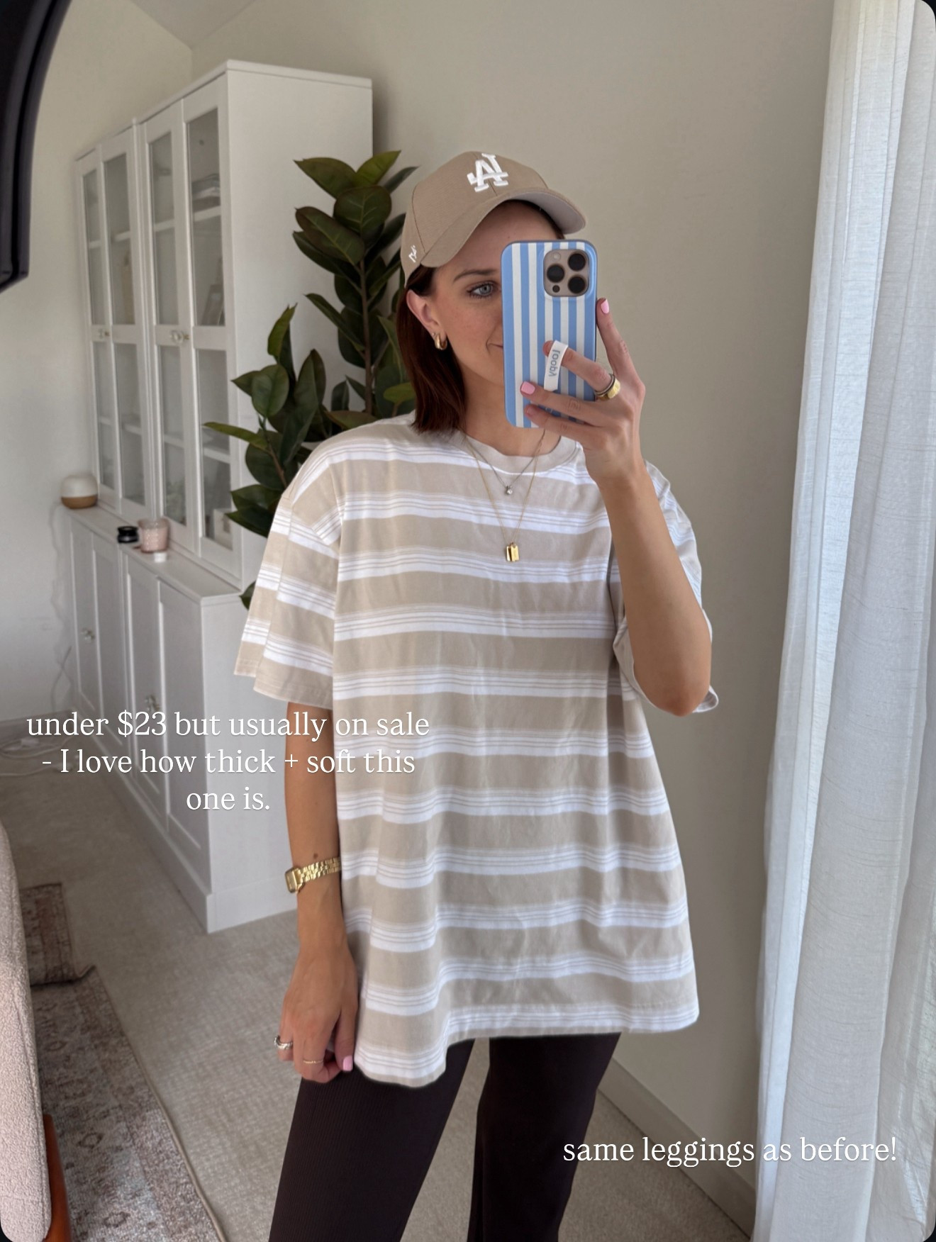 Wearing m in tshirt 
Wearing s in leggings 

Mom outfit // casual fall outfit // casual fall style 

#LTKStyleTip #LTKFindsUnder50 #LTKSeasonal