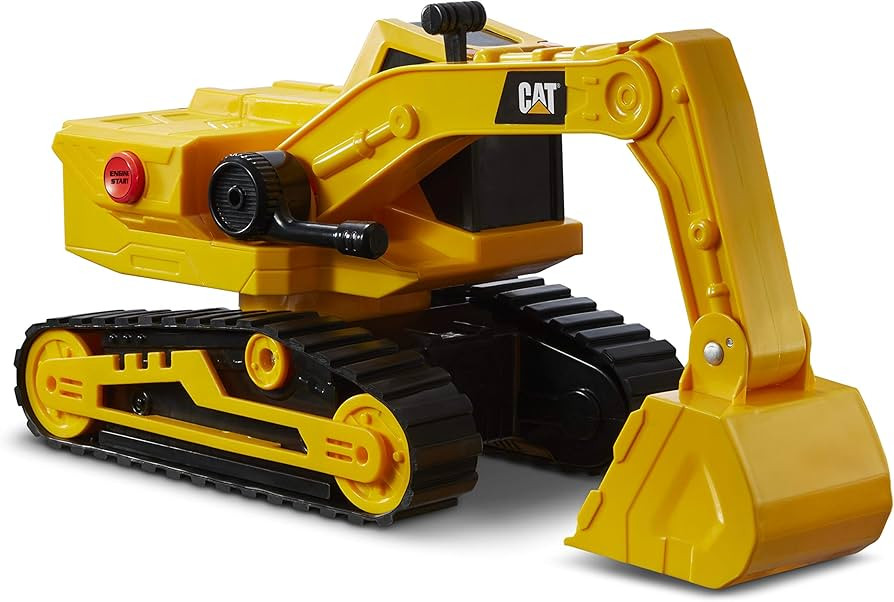 CAT Construction Toys, Power Haulers Excavator, Yellow Construction Vehicle with Motion Drive Tec... | Amazon (US)