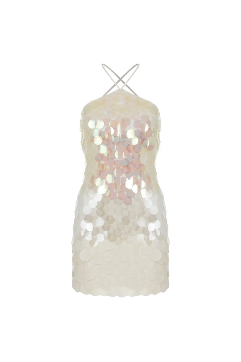 VERONICA DRESS IN BEIGE | ILA | CULT MIA | CULT MIA UK LTD