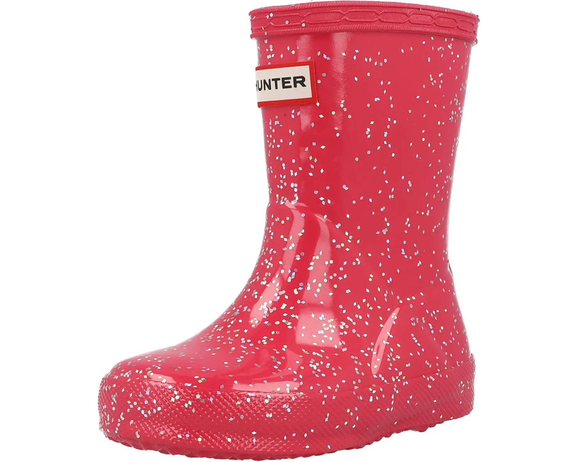 Girl's Hunter Kids Original First Classic Giant Glitter Wellington Boots (Toddler/Little Kid) | Zappos.com