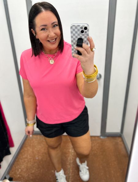 New athletic tops under $11 giving lululemon vibes. Limited online, so be sure to check the link and check your local Walmart!  XL in this one. XL running shorts. Adidas fit tts  

#LTKmidsize #LTKfitness #LTKfindsunder50