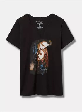 Twilight Classic Fit Cotton Notch Neck Tee | Torrid (US & Canada)