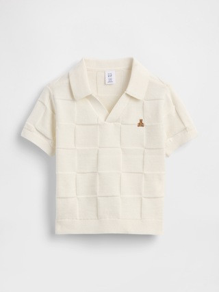 Baby & Toddler Johnny-Collar Checkered Sweater | Gap (US)