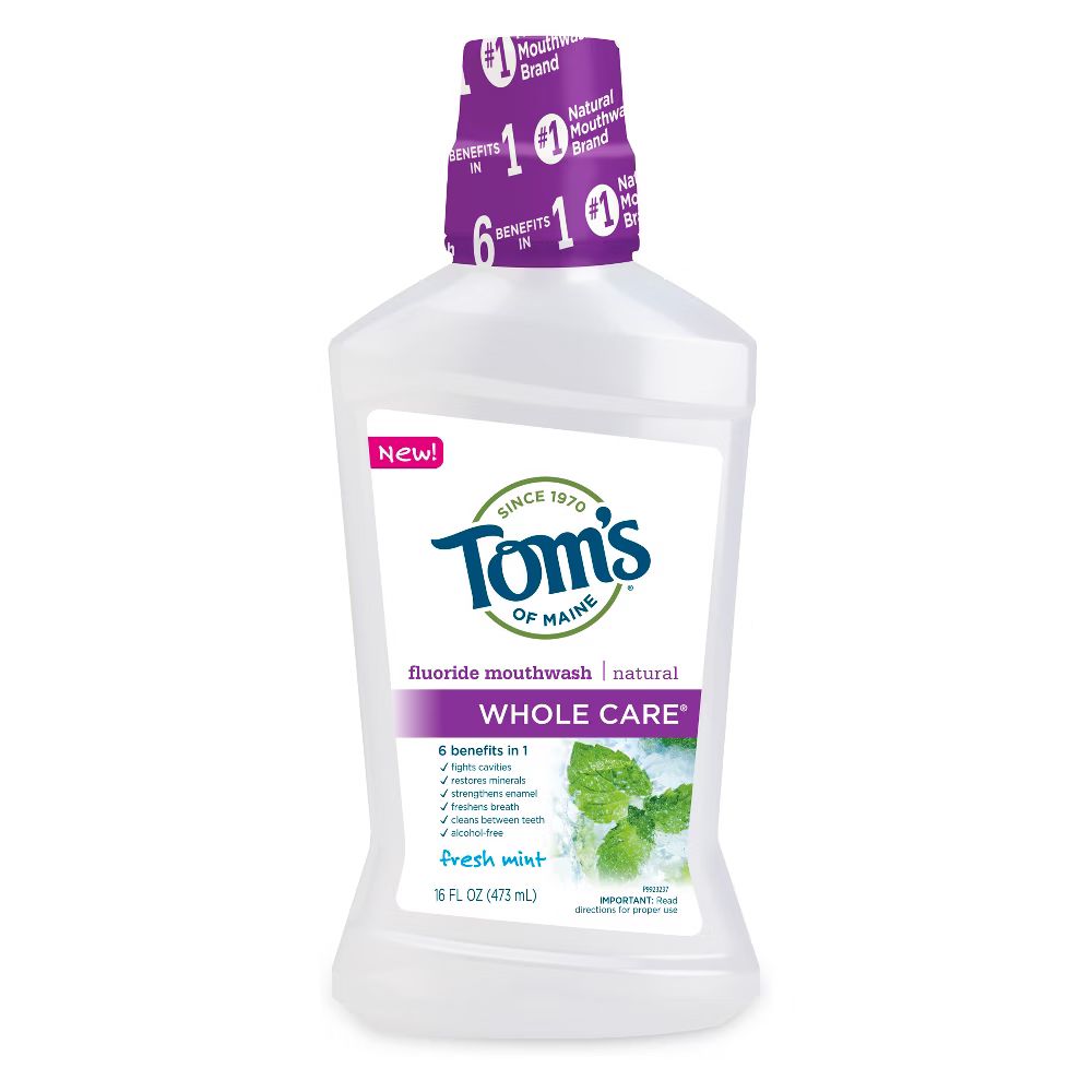 Tom's of Maine Whole Care Mouthwash - 16oz | Target