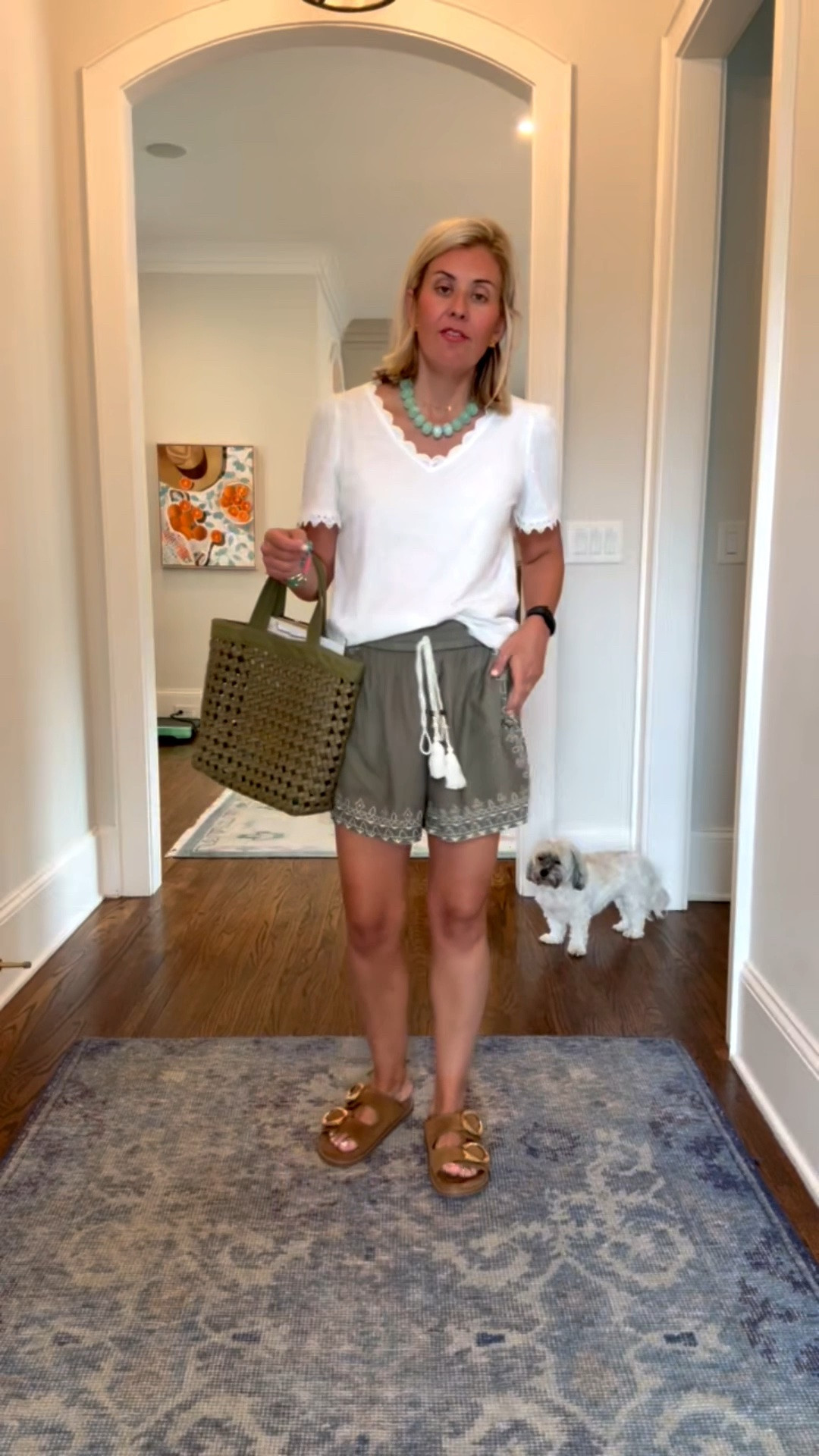 I’ll tell y’all all the time…getting dressed shouldn’t be hard so giving you this super cute look!
I’m in small top & shorts and 8 sandals tts. 

Codes: 
*Cupshe  - mixandmatch15 for 15% off orders $70+
*Allie + Bess - Catherine20
*Erin McDermott - mixandmatch

#LTKdayinmylife #LTKSeasonal #LTKOver40