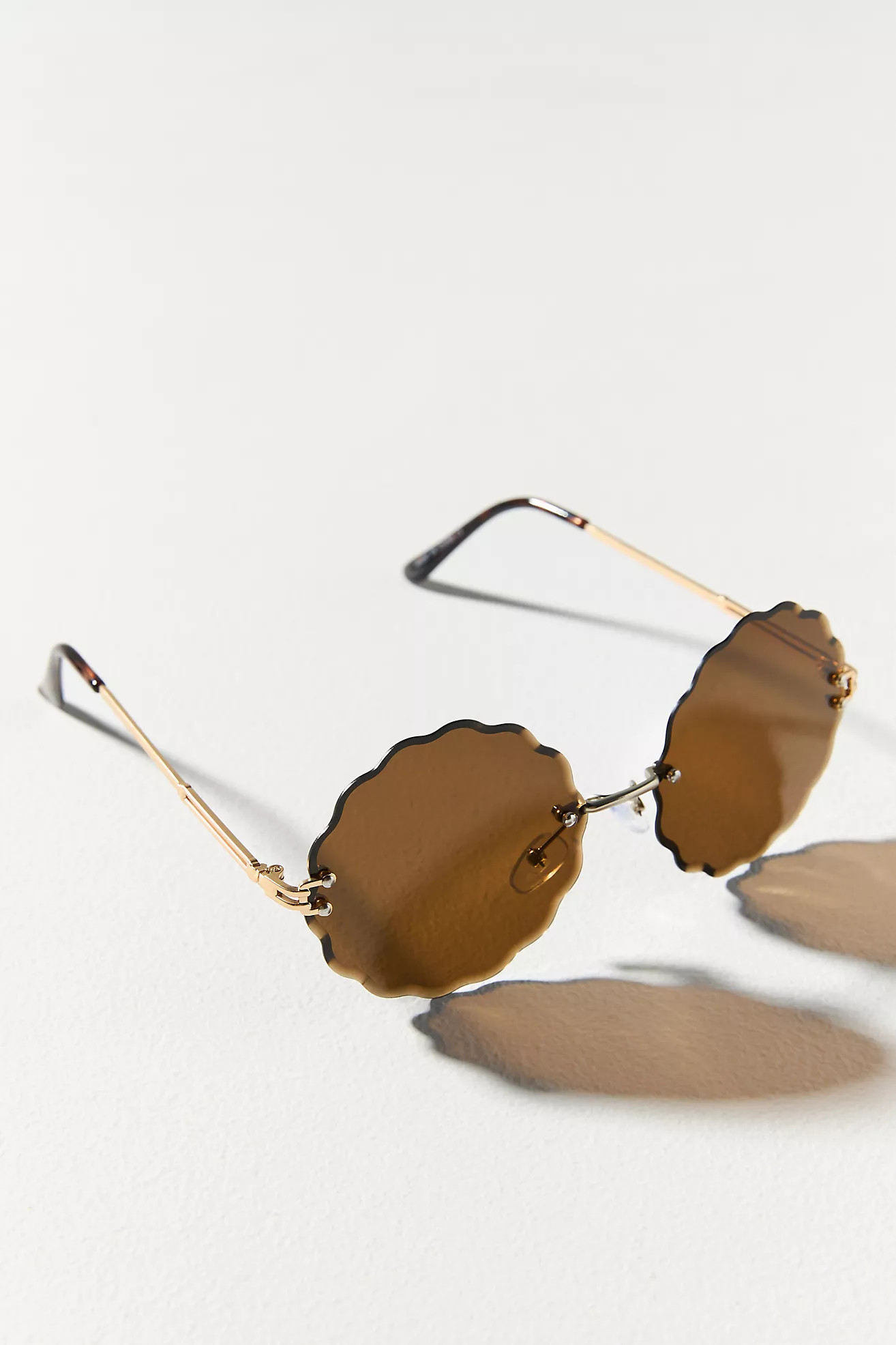 I-SEA Scallop Shell Sunglasses | Anthropologie (US)