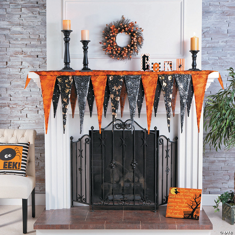 Pennant Mantel Scarf Halloween Decoration | Oriental Trading Company
