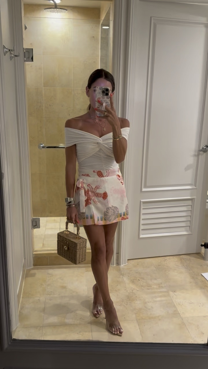 Summer outfit skort on sale