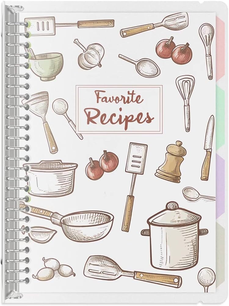 ​​LuBudingJoy Blank Recipe Book to Write in Your Own Recipes​​ – 8.5"x11" Hardcover wit... | Amazon (US)