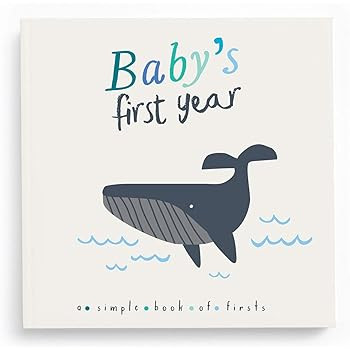 Lucy Darling Baby's First Year Memory Book: A Simple Book of Firsts - Little Captain | Amazon (US)