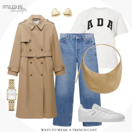 Trench coat, trench coat outfit, spring outfits, spring outfit, outfit idea, suede bag, heart earrings 

#LTKeurope #LTKstyletip #LTKfindsunder100