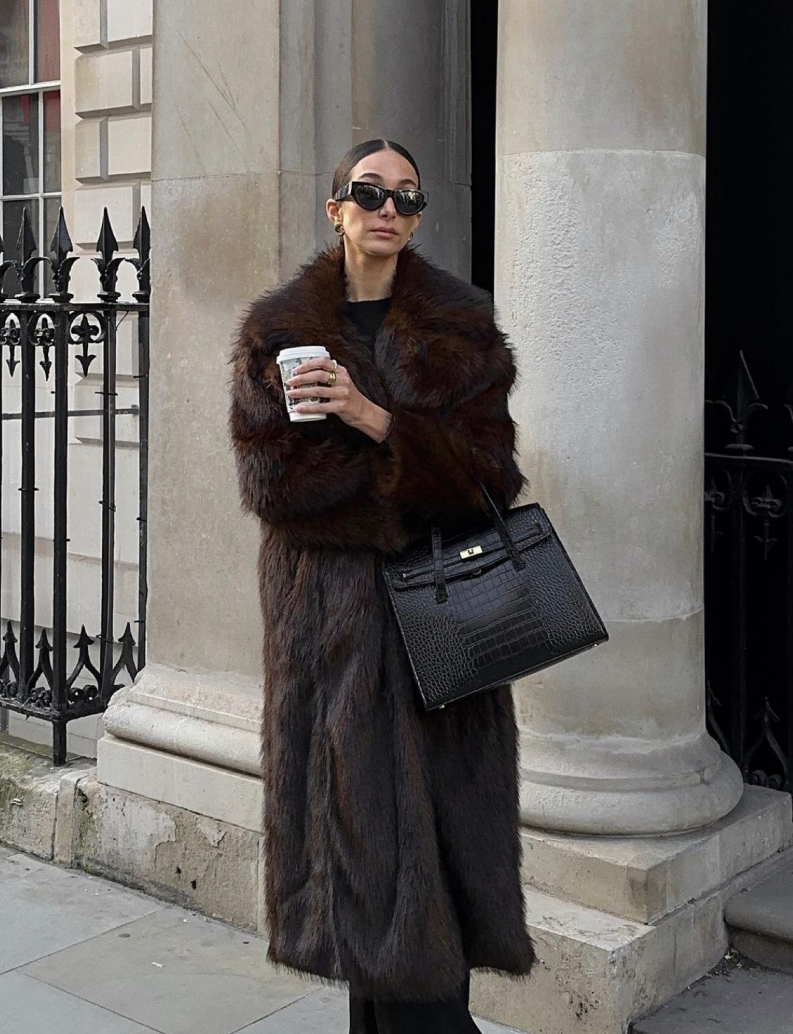 Topshop brown fur coat, ASOS, faux fur, winter outfit, cosy outfit, winter style, long line coat, chocolate brown, brown faux fur, winter outfit, winter coat 

#LTKSeasonal #LTKstyletip #LTKeurope