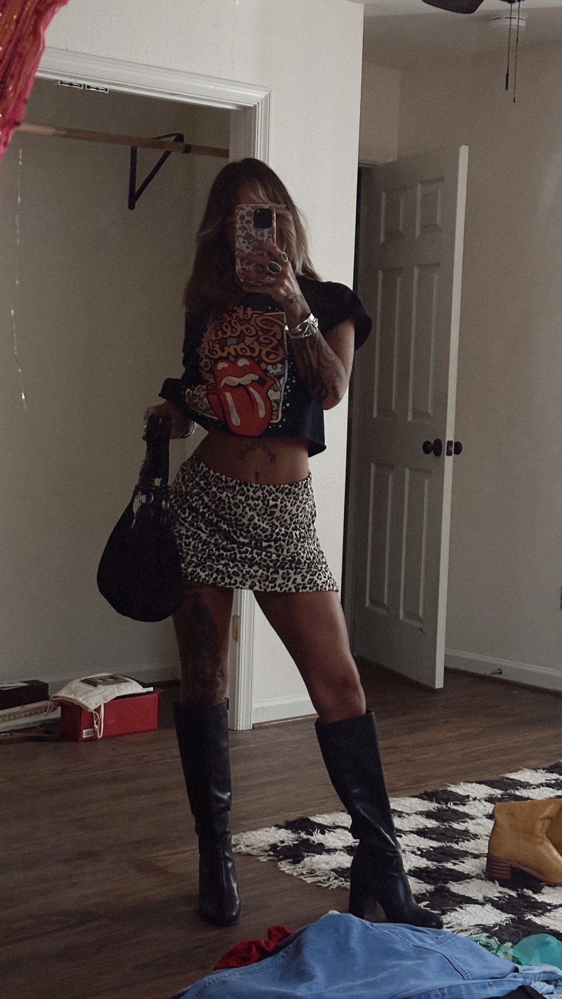 • My shirt is a rolling stones band tee that I cropped but I tagged some similar
• Skort is a size small

#style #styleinspo #outfitinspo #outfitideas 

#LTKItBag #LTKShoeCrush #LTKStyleTip