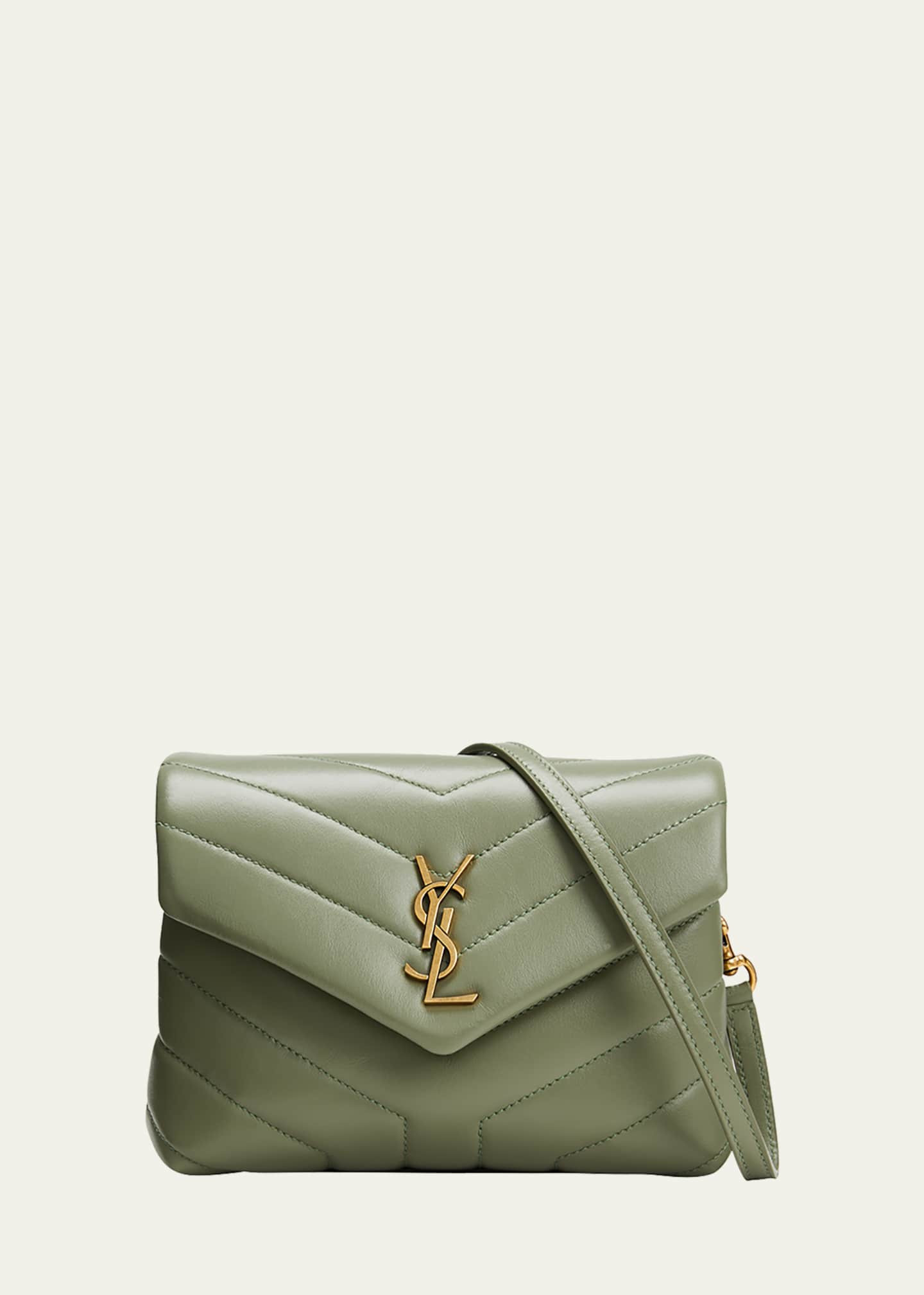 Saint Laurent Loulou Toy YSL Crossbody Bag in Quilted Leather | Bergdorf Goodman