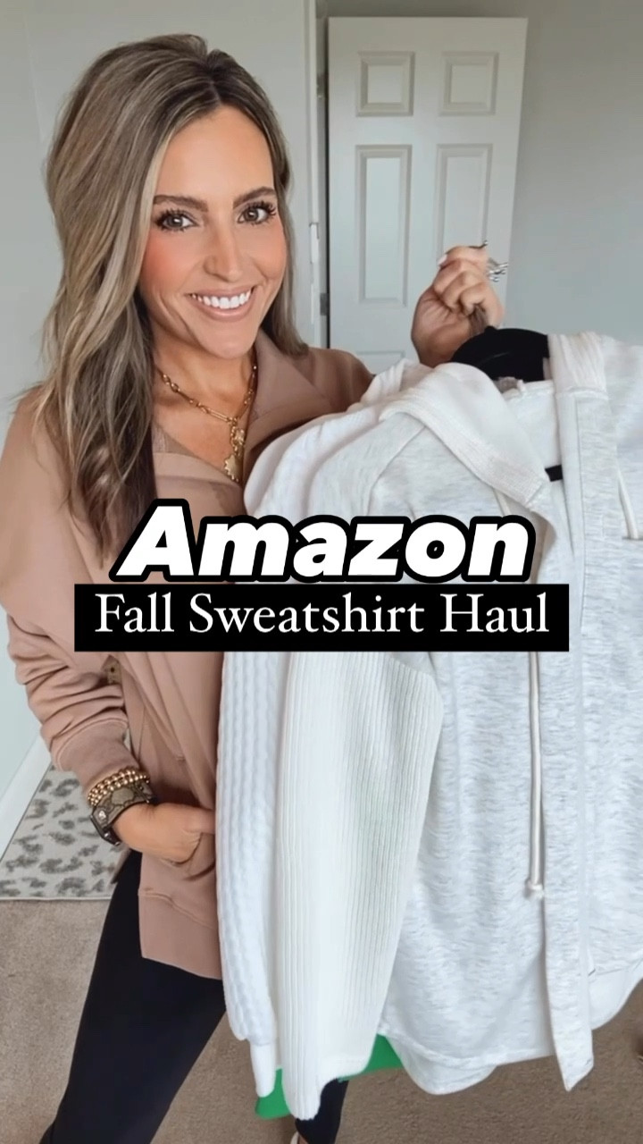 5 cute sweatshirts for fall that you’ll wear on repeat. Wearing size small in all, exempt grey button Henley. I sized up to medium. 


#LTKVideo #LTKStyleTip #LTKFindsUnder50