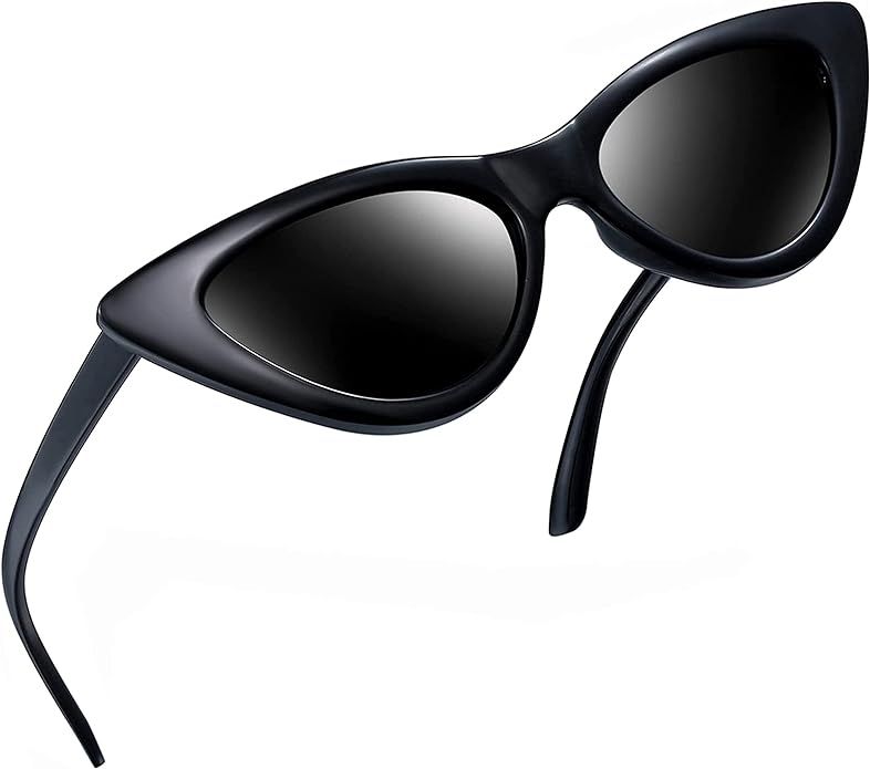 Joopin Polarized Cat Eye Sunglasses for Women, Retro Narrow Pointy Cateye Womens Sun Glasses | Amazon (US)