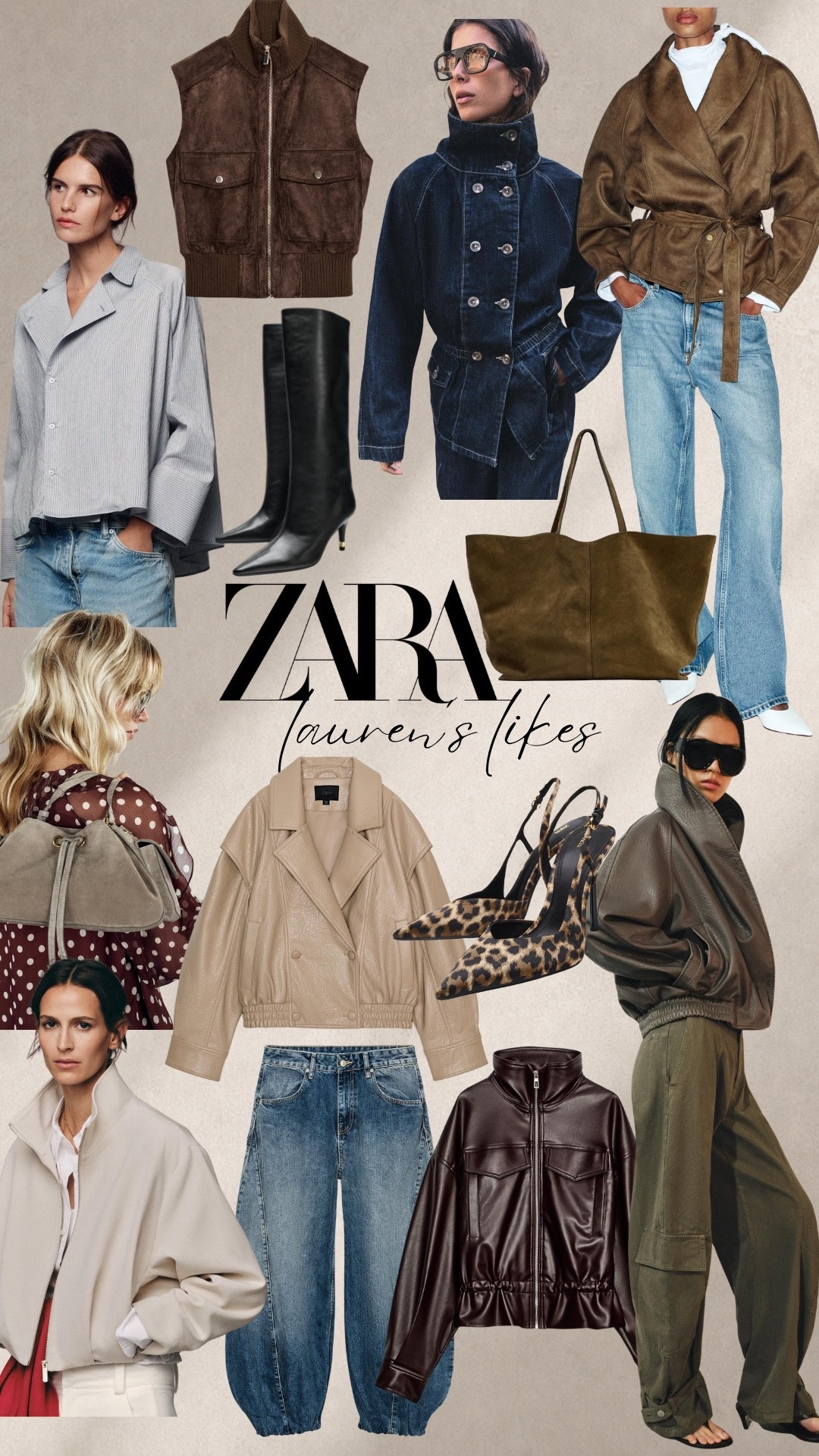 Zara is SO good right now 👀 These are the fall pieces I’d actually add to cart—suede, denim, leather + the best rich browns.

Zara fall finds, fall jackets, suede jacket, denim jacket, faux leather jacket, fall fashion, fall outfit, fall trends

#LTKSeasonal #LTKootd #LTKNYFW