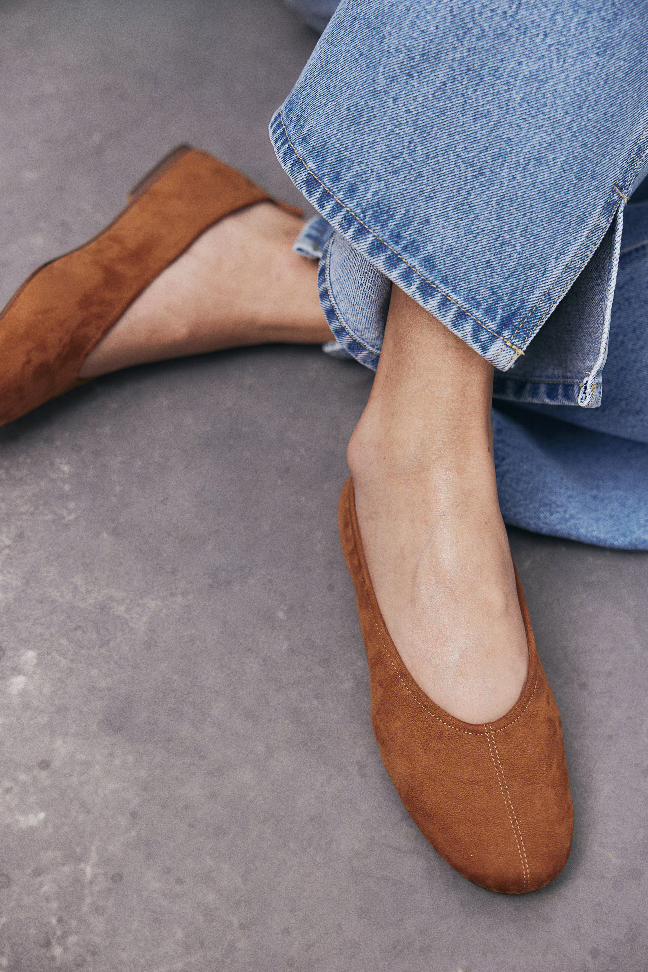 Ballet Flats - Dark beige - Ladies | H&M US | H&M (US + CA)