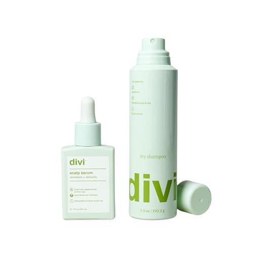 Divi Best Sellers Bundle – Includes Scalp Serum (30ml) & Dry Shampoo (5.3oz) – Removes Buildup, Controls Oil & Hydrates Scalp for Refreshed, Balanced, Healthy-Looking Hair, 2 Piece Set | Amazon (US)