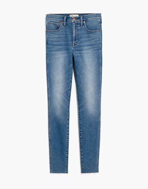 10" High-Rise Skinny Jeans in Ainsworth Wash: Raw-Hem Edition | Madewell