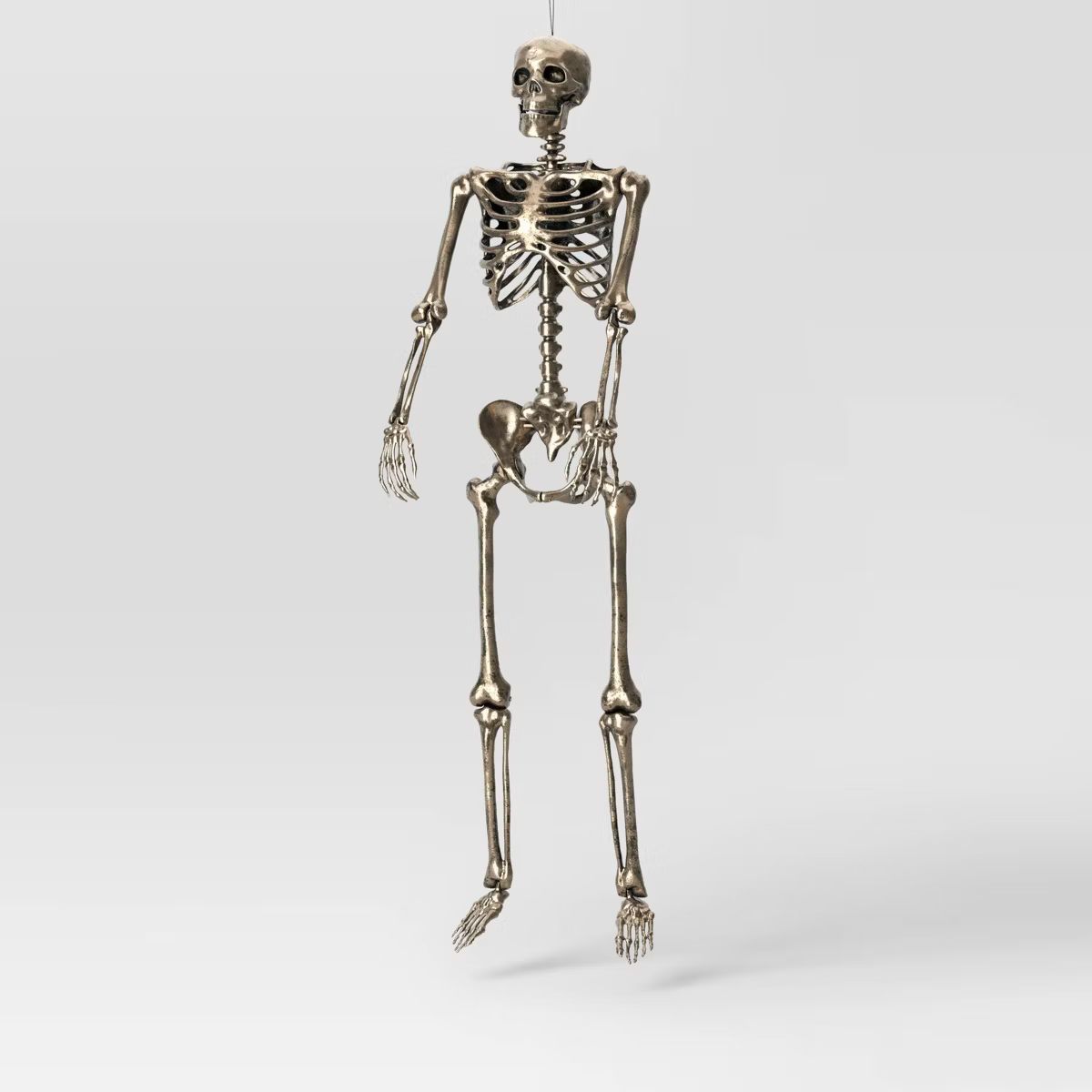 60" Posable Halloween Skeleton Decorative Prop Champagne - Hyde & EEK! Boutique™ | Target