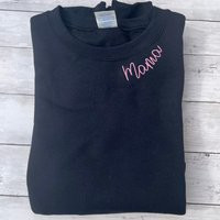 Mama Collar Sweatshirt - Mama Sweatshirt, Mom Gift, Gift For Mama, Mothers Day Mom, Embroidered Sweatshirt | Etsy (US)