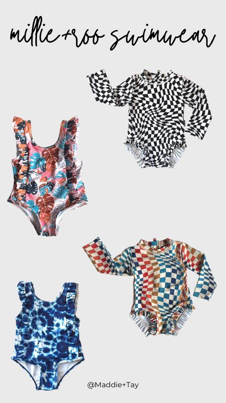 Swim just dropped at millie+roo! 😍 these are so of our favorite pieces and you can save if you add 2+ to cart and use code SWIM25 this weekend only! 

#LTKkids #LTKbaby #LTKfamily