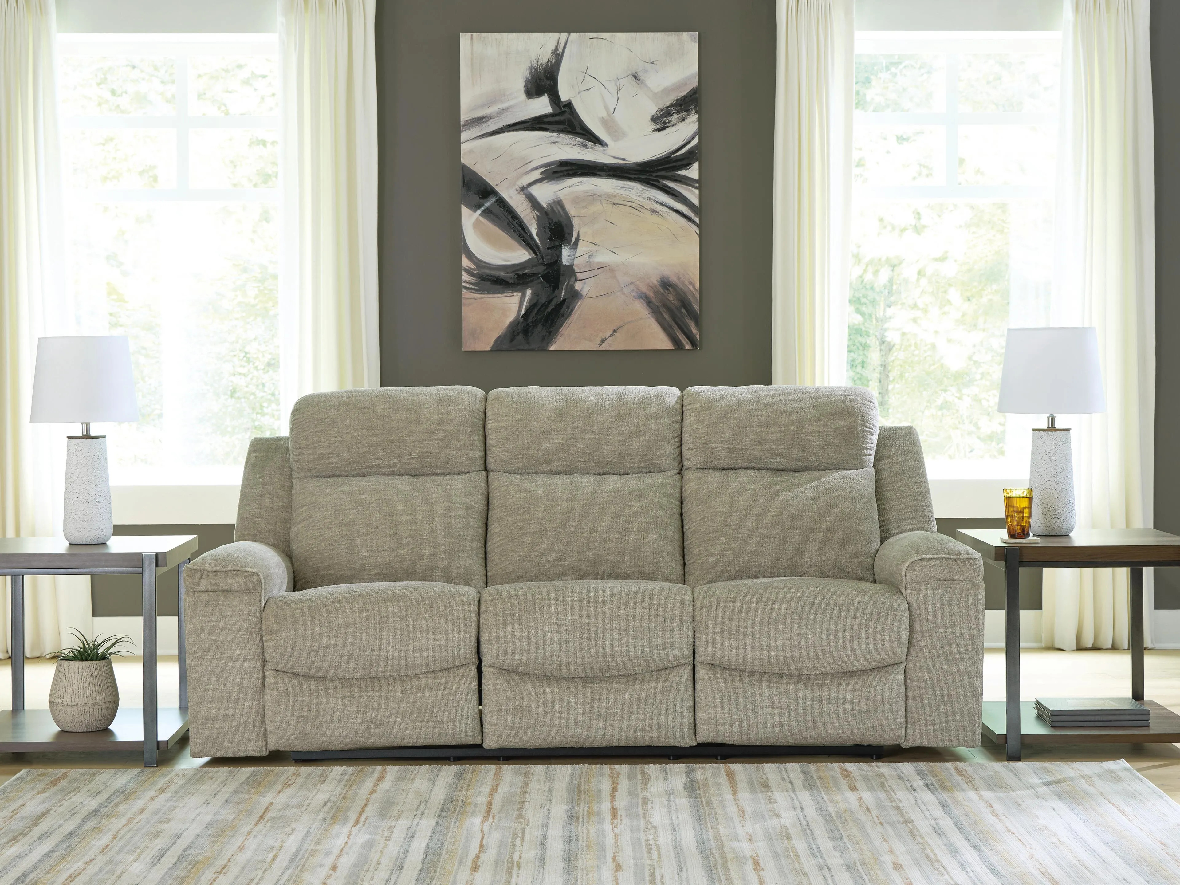 Evereast Pass Manual Reclining Sofa | Ashley | Ashley