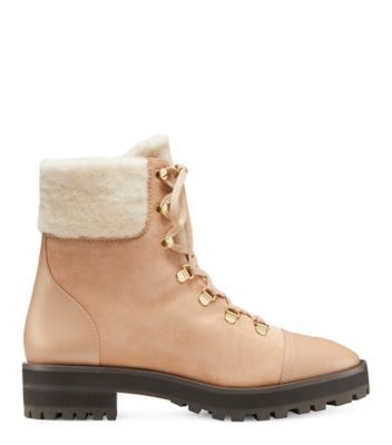 Alpine Cozy Combat Bootie | Stuart Weitzman | Stuart Weitzman Outlet