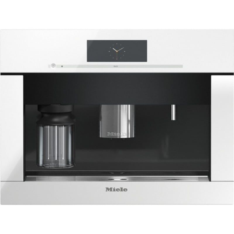 Miele 29680510USA PureLine 24 Inch Wide Built-In Coffee Machine Brilliant White Coffee Machines Coff | Build.com, Inc.