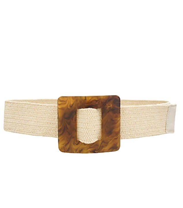 Lucite Straw Belt (2 Colors) | Linen & Flax Co