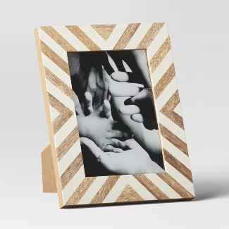 5" x 7" Patterned Mosaic Table Frame Brown - Threshold™ | Target