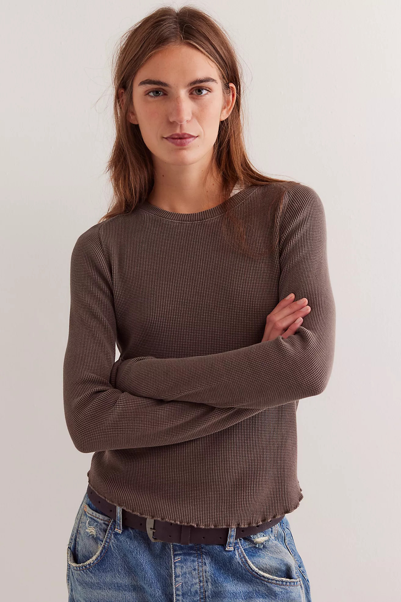 We The Free Easy Does It Long Sleeve Tee | Free People (Global - UK&FR Excluded)