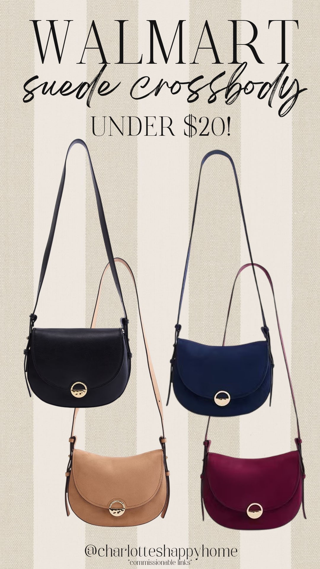 Under $20 suede crossbodies new in at Walmart! 

#walmartfinds

Walmart finds. Walmart new handbag. Walmart suede crossbody.

#LTKSeasonal #LTKootd #LTKgrwm