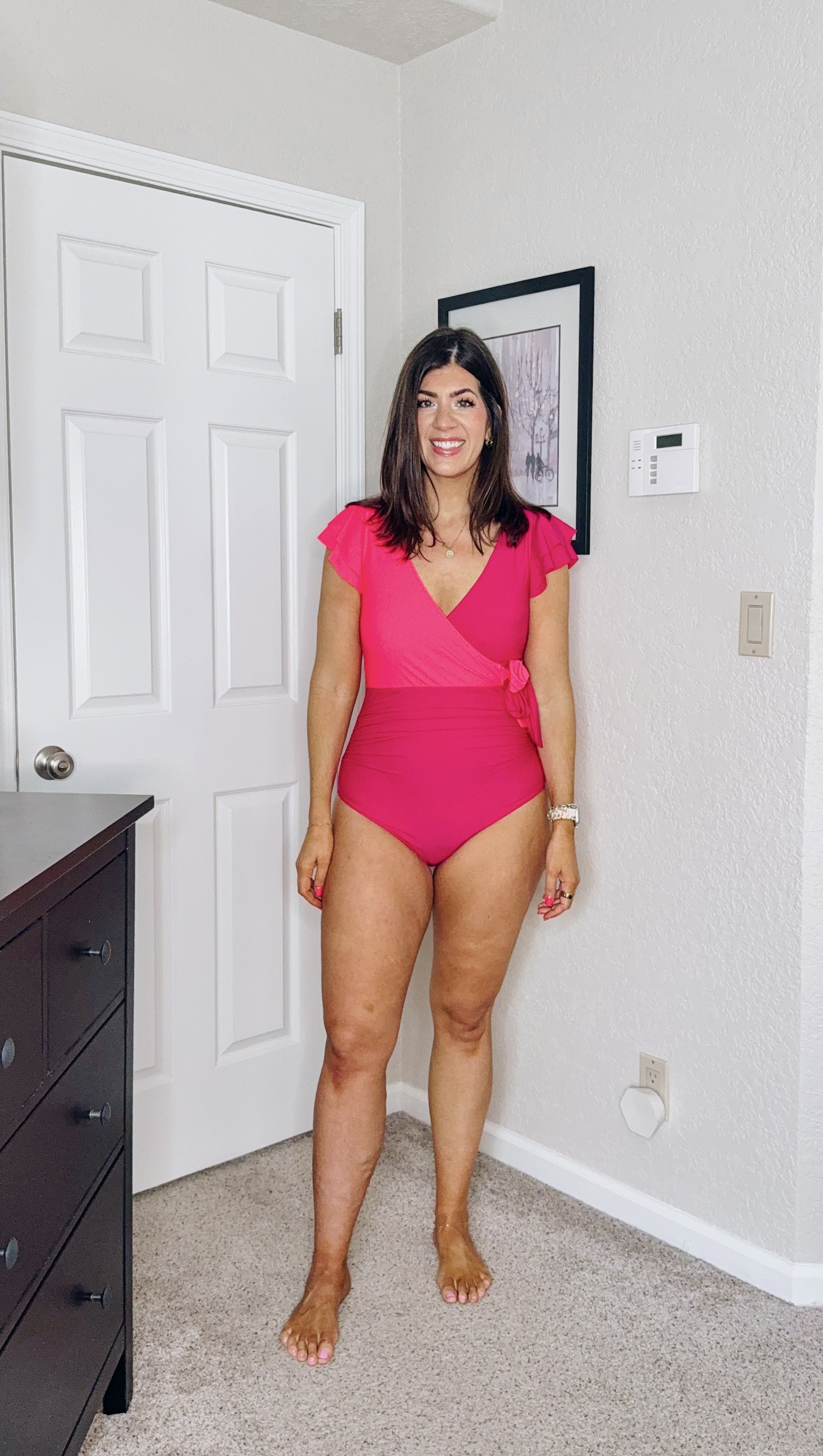 In a large in the tummy control swimsuit 

#LTKMidsize #LTKFindsUnder50 #LTKSwim