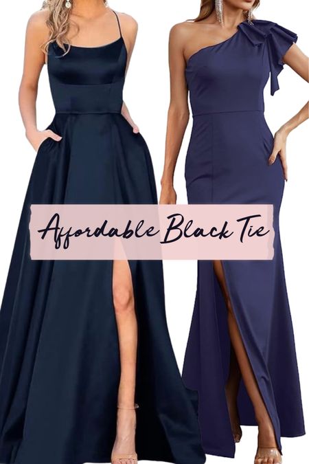 Affordable navy blue black tie dresses on Amazon. See more styles below.

#weddingguestdresses #bridesmaiddresses #formaldresses #maxidresses #weddingstyle

#LTKstyletip #LTKwedding #LTKSeasonal