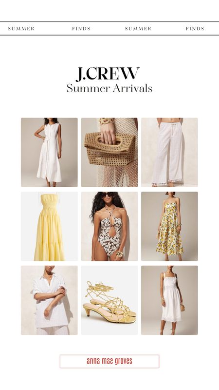 Summer Arrivals from J.Crew. These pieces are perfect for summer! I have no words for them lemon dress - great for a wedding guest dress. What piece would you grab? @JCrew #injcrew #Ad 

#LTKStyleTip #LTKOver40