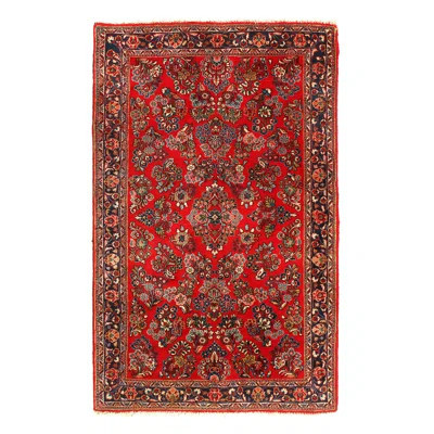 Ilya One-of-a-Kind 4'3'' X 6'7'' 1900s Wool Area Rug in Red | Wayfair North America