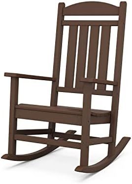 POLYWOOD R100MA Presidential Outdoor Rocking Chair, Mahogany | Amazon (US)