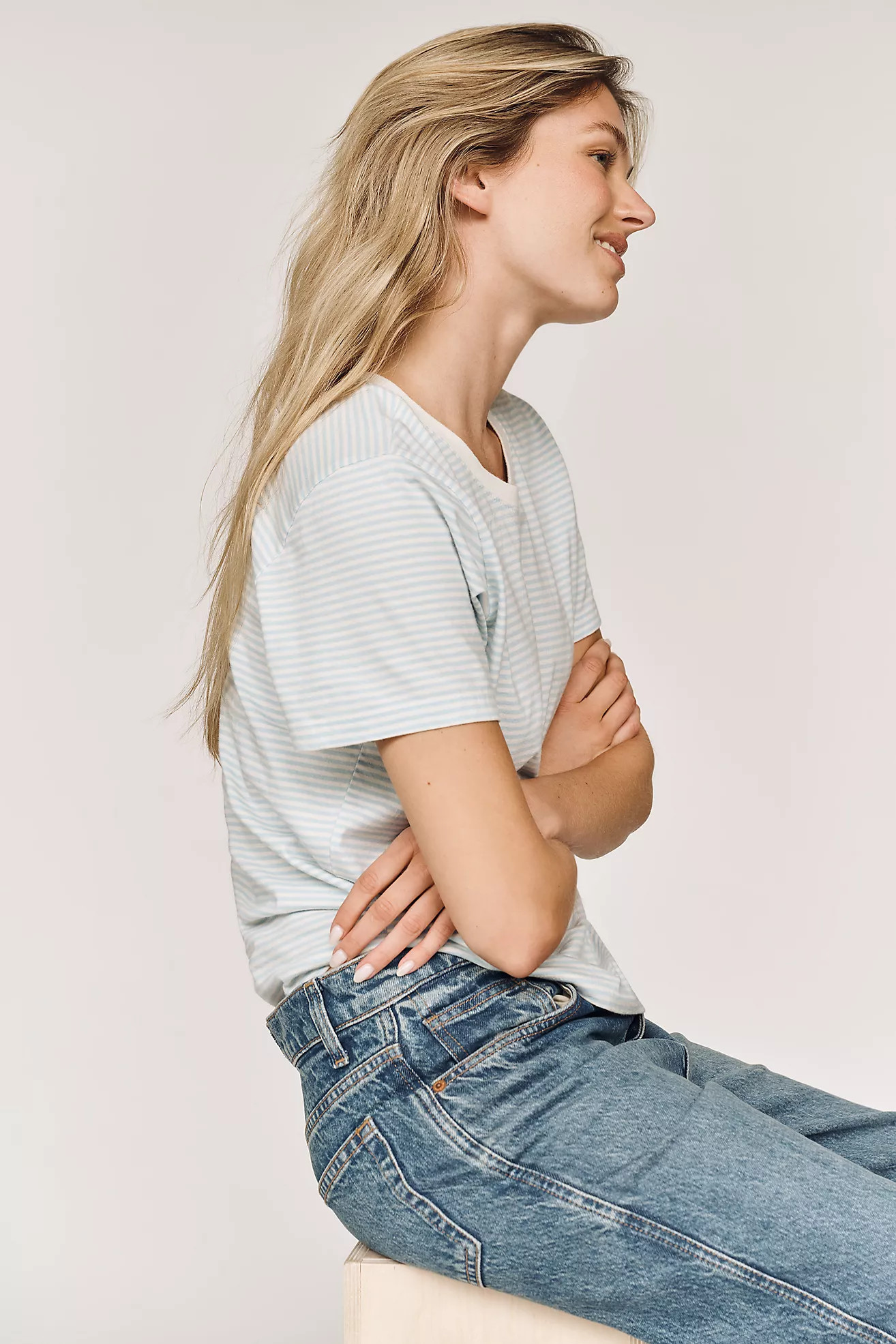 Evelyn Cotton Everyday Tee | Anthropologie (US)