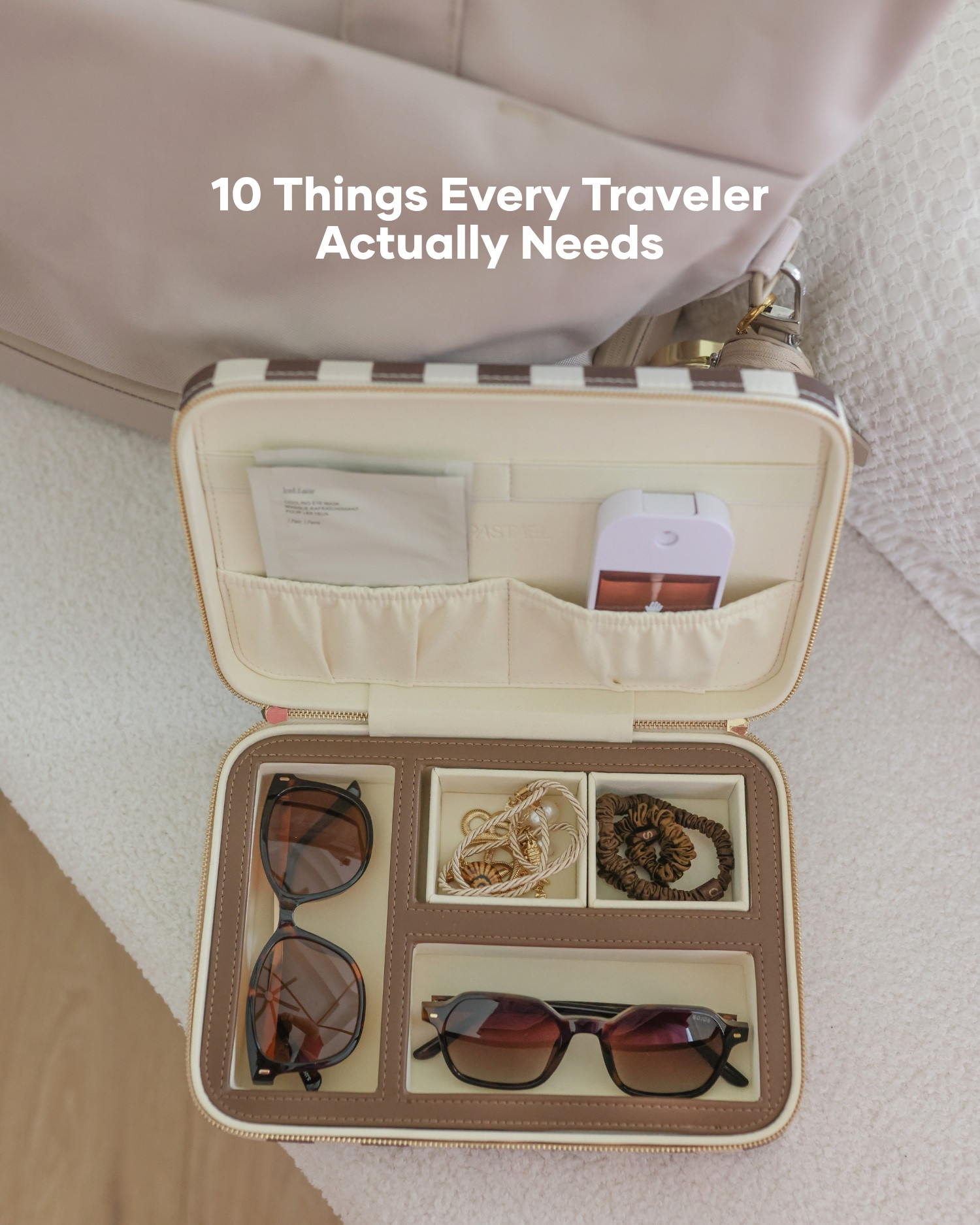 Travel essentials!

The everything case is from the brand Pastael! 🫶

Travel accessories, packing tips, beis luggage

#LTKTravel